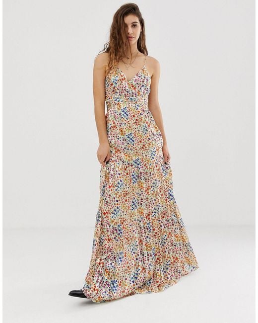 Ba&sh Multicolor – Rosy – Maxikleid mit Blümchenmuster