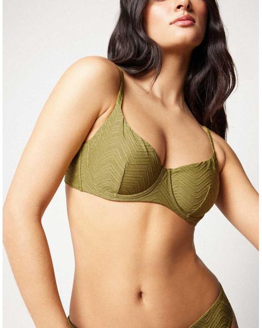 Tezenis Green Sparkling Bikini Top