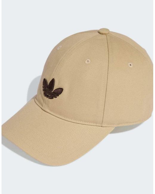Adidas Originals Natural Adicolor Classic Trefoil Baseball Cap