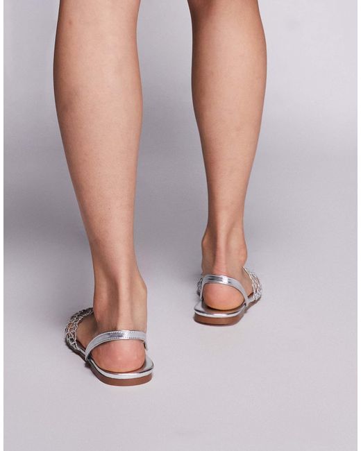 SIMMI Pink Simmi London Avianna Mesh Shoes