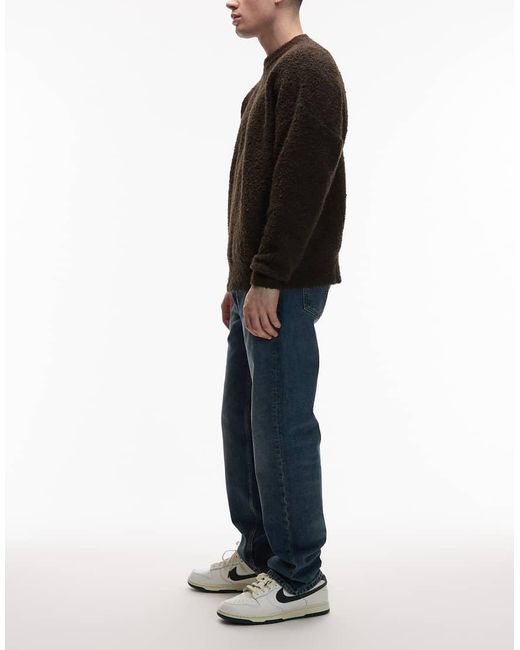 Carhartt Black Marlow Relaxed Straight Fit Denim Jeans for men