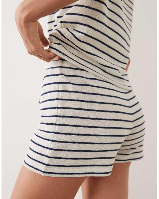 ASOS White Jersey Short Co-Ord