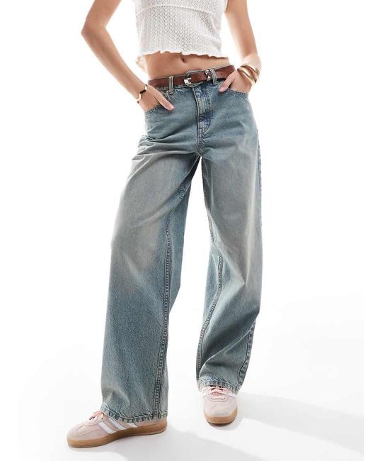 Miss Selfridge Blue baggy Jeans