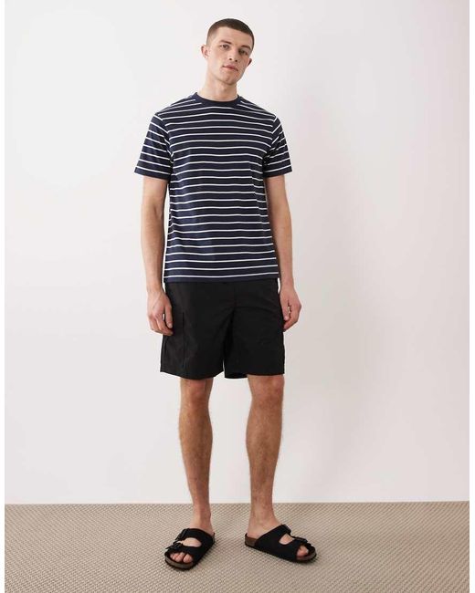 JJ Rebel Tech Cargoshort in het Blue voor heren