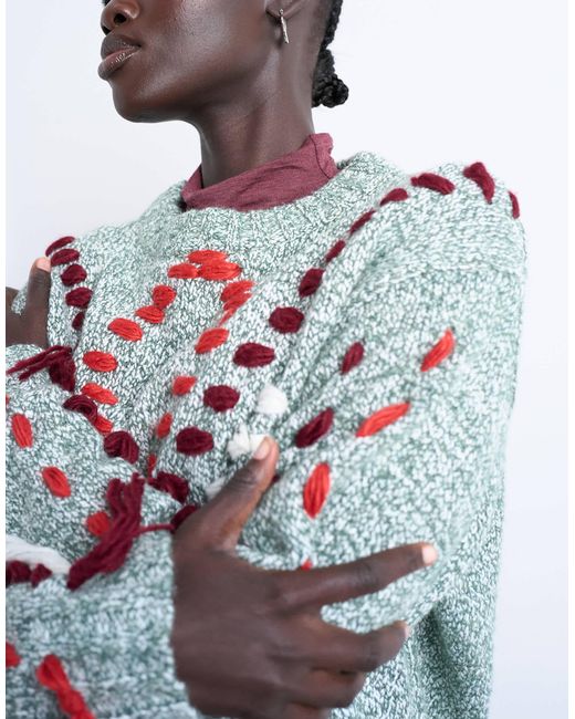 TOPSHOP Red – strickpullover