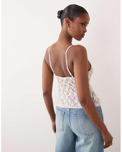 ASOS Multicolor Lace Cami Top