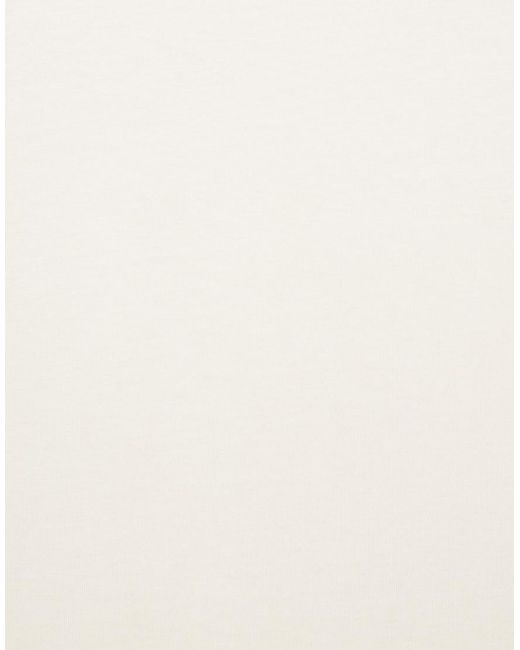 Pull&Bear White Contrast Trim T-Shirt for men