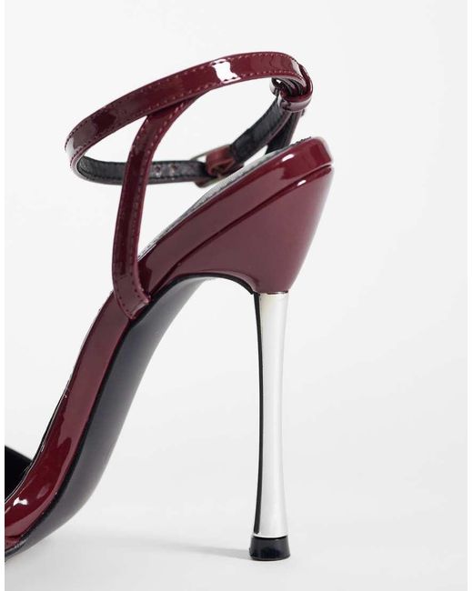 Public Desire White Brooklyn Heeled Sandals