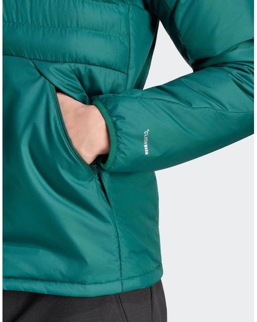 Adidas Originals Green Terrex Multi Climawarm Insulated Jacket for men