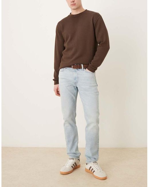 Calvin Klein Natural Slim Tape Jeans for men