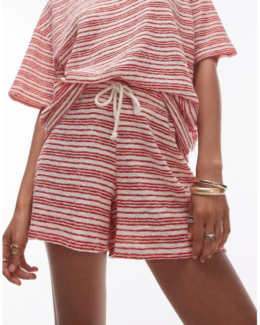 Short TOPSHOP en coloris Red