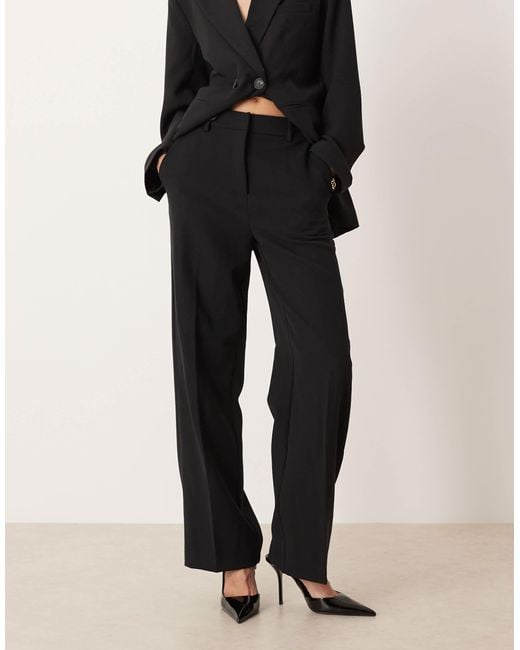 Y.A.S Black Tailored Wide Leg Trouser Co-ord