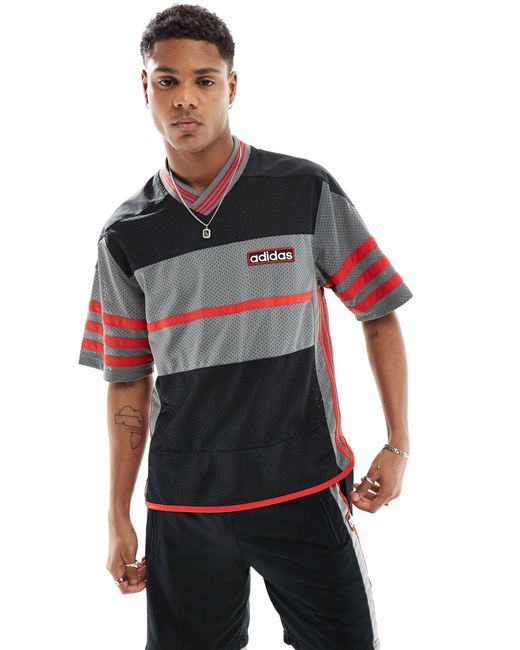 Adidas Originals Gray Adidas Adicolor Adibreak Mesh Jersey for men