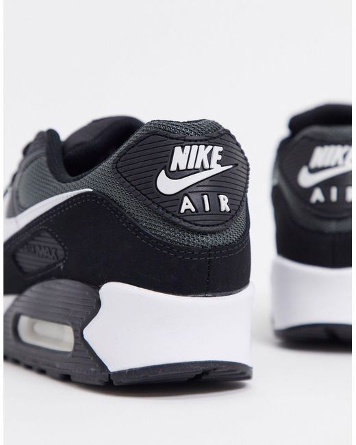 Zapatillas en y gris air max 90 recraft Nike de Cuero de color Negro para  hombre: ahorra un 1 % | Lyst