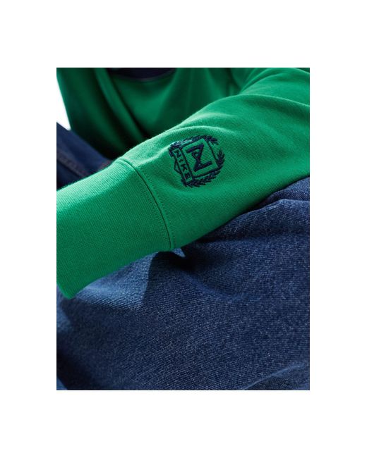 Nike Green Chest Logo Sweatshirt for men