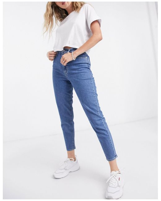 Levi's High Waisted Tapered Jeans in Blue | Lyst Canada