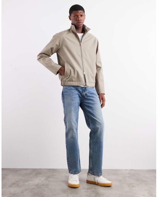 JJ Rebel Natural Harrington With Double Zip for men