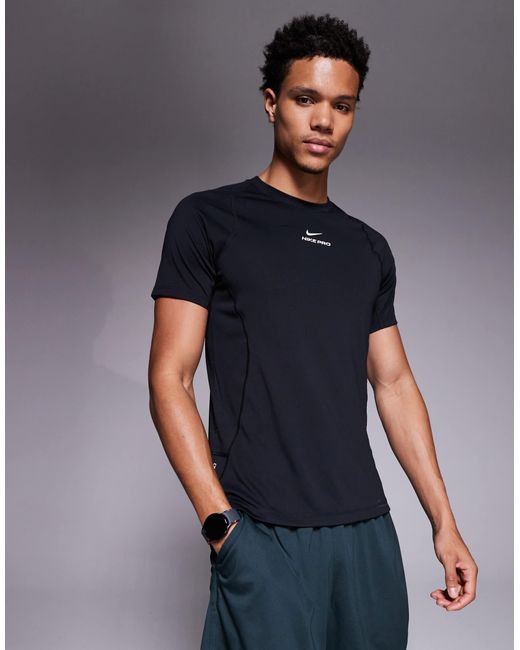 Nike Blue Pro Dri-fit Muscle Fit T-shirt for men