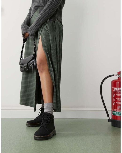 Dr. Martens Green Rakim Extra Tough 50/50 Lace Up Boot