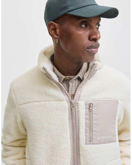 Jack & Jones Natural Teddy Jacket for men
