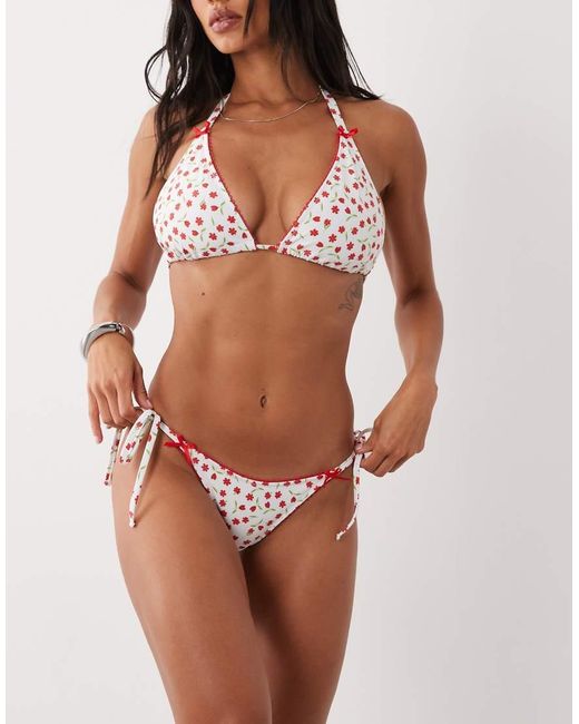 Peek & Beau Brown Tie Side Bikini Bottom