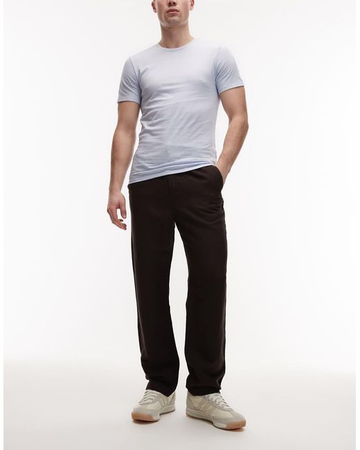 Lacoste Blue 3 Pack Loungewear T-shirts for men