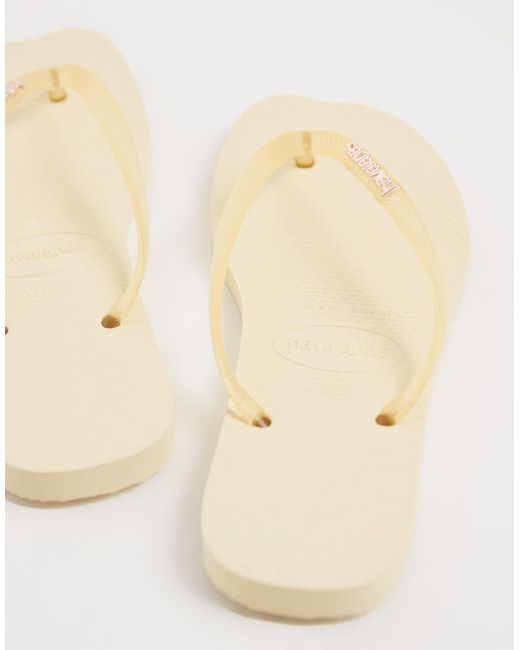 Havaianas Natural Slim Flip Flops