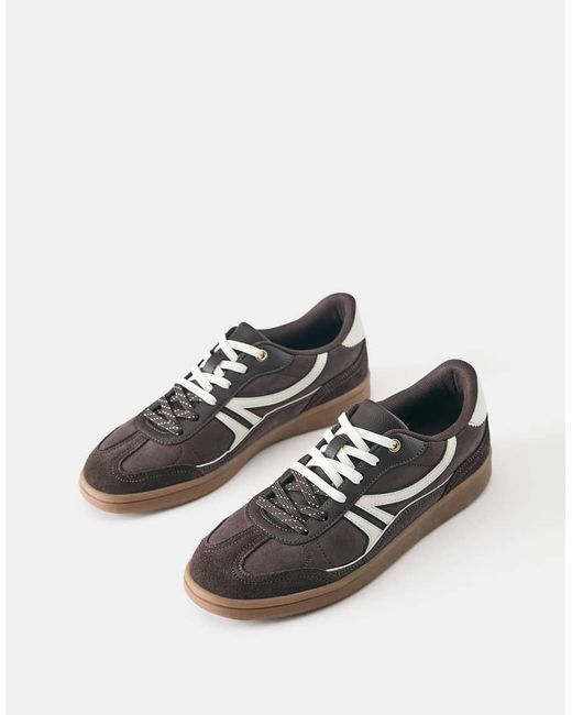 Pull&Bear Retro Sneakers in het White