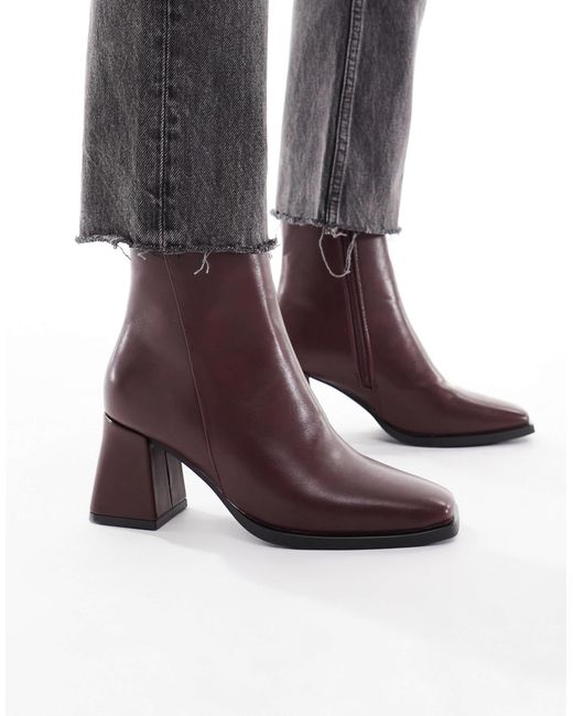 SEQWL Red – ankle-boots