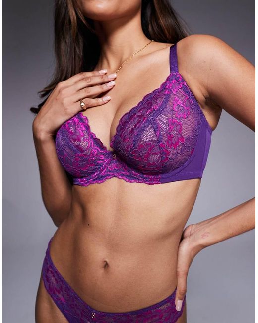 Ann Summers Vollere Buste in het Purple