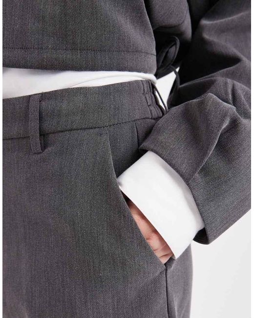 Object Blue Wide Leg Tailored Trouser Co-ord