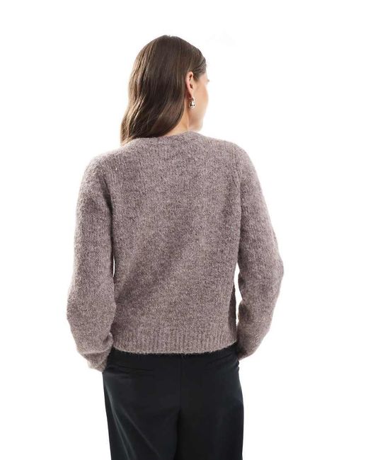 Cardigan Soffice di Vero Moda in Brown