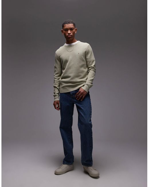 Tommy Hilfiger Gray Essential Structured Sweater for men