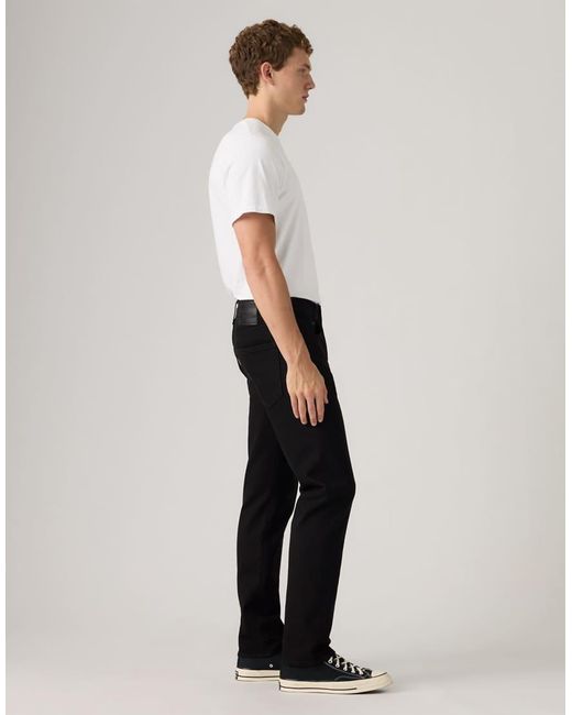 Levi's White 502 Taper Jeans for men