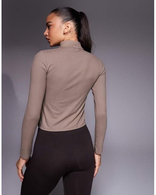 PUMA Gray Train Full-Zip Top