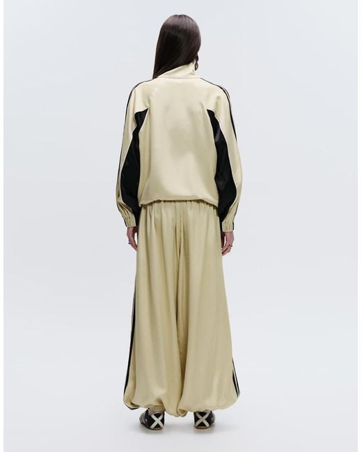 adidas Originals x ASOS Natural Oversized Funnel Neck Track Top
