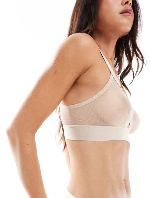 DKNY Brown Mesh Bralette