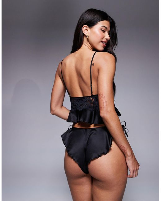 Ann Summers Black Intense Desire Cami Set