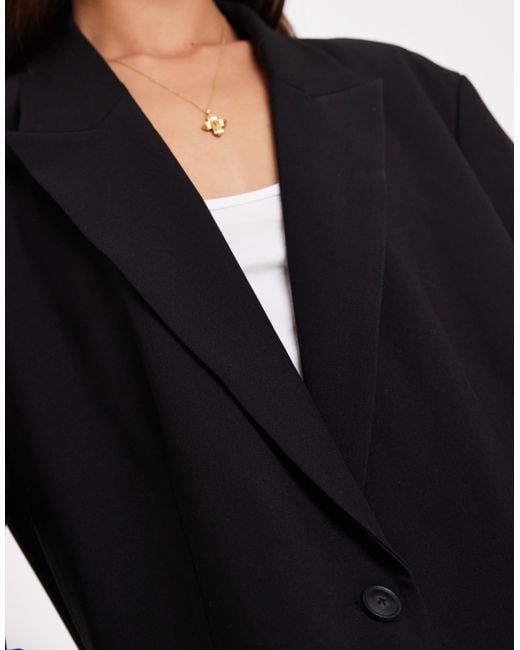 ASOS Black Tailored Oversized Blazer