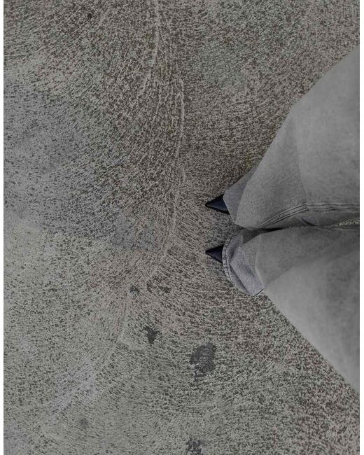 Bershka Gray Boyfriend Jeans