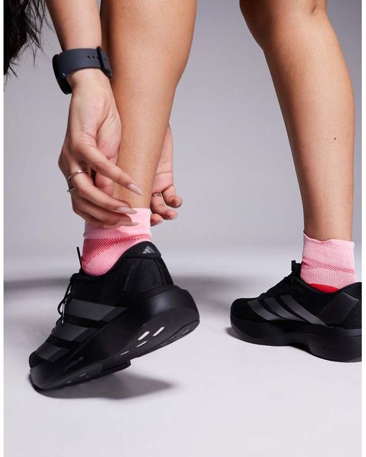 Adidas Originals Black Adidas Running Adizero Evo Sl Trainers