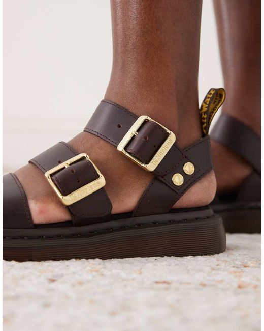 Dr. Martens Black Gryphon Sandal