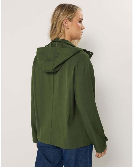 Long Tall Sally Green Hooded Jacket