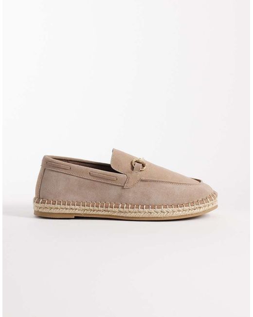 ASOS Natural Espadrilles With Snaffle for men