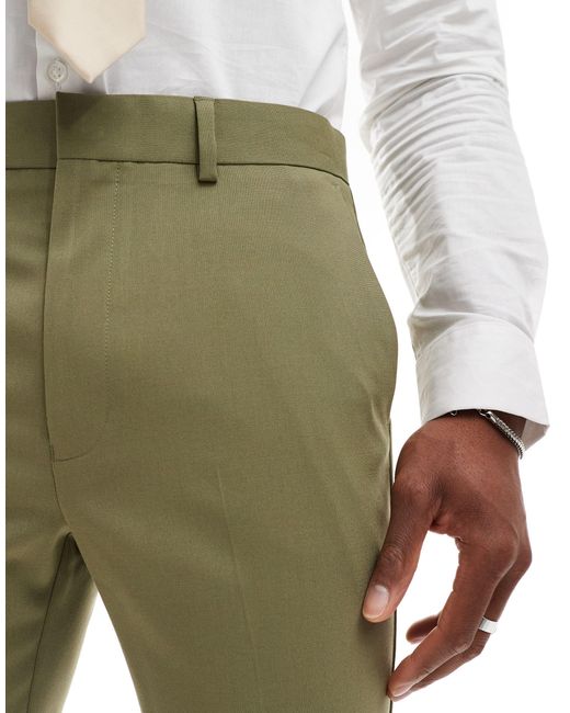 ASOS Green Skinny Suit Trouser for men