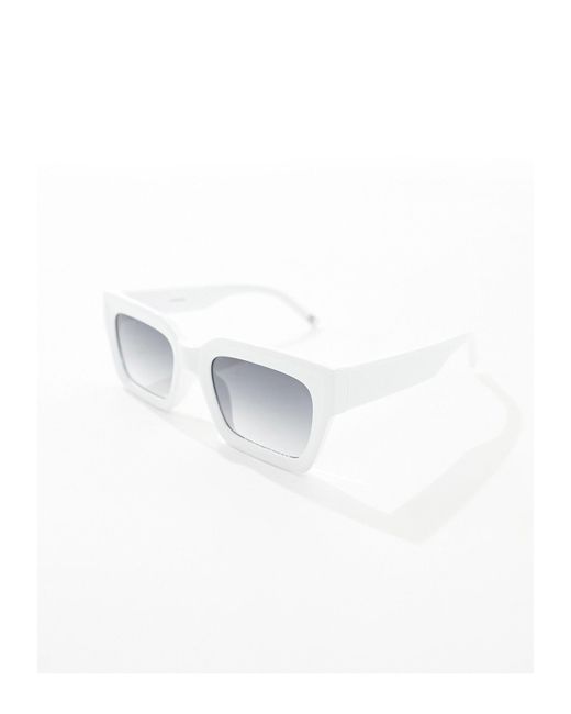 ASOS Brown Bevel Square Sunglasses