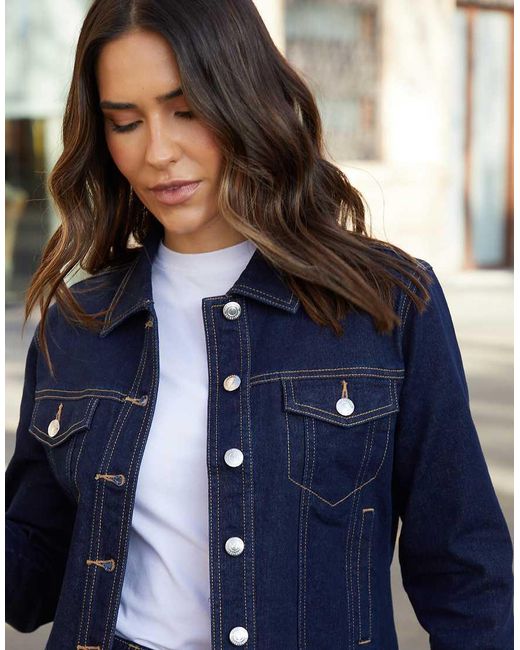 Threadbare Blue 'Rome' Classic Denim Jacket