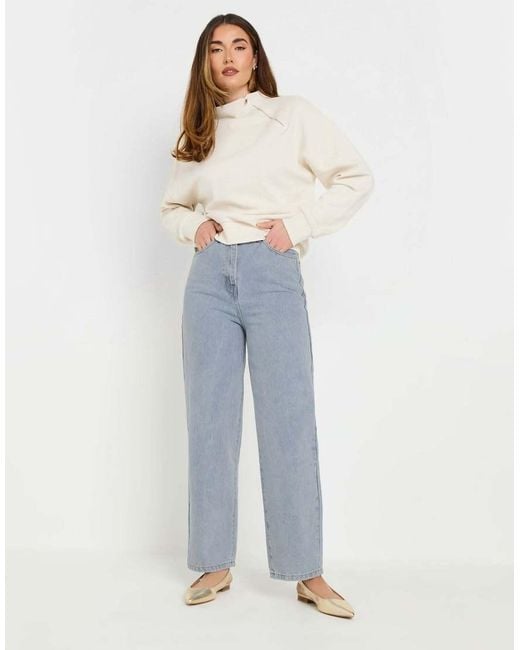 Long Tall Sally Blue Barrel Leg Jeans