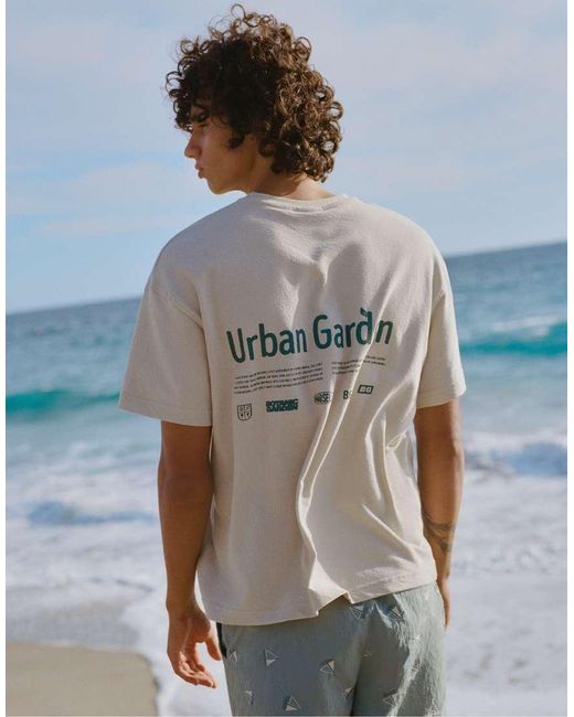 Pull&Bear Green Embroidered Board Shorts for men