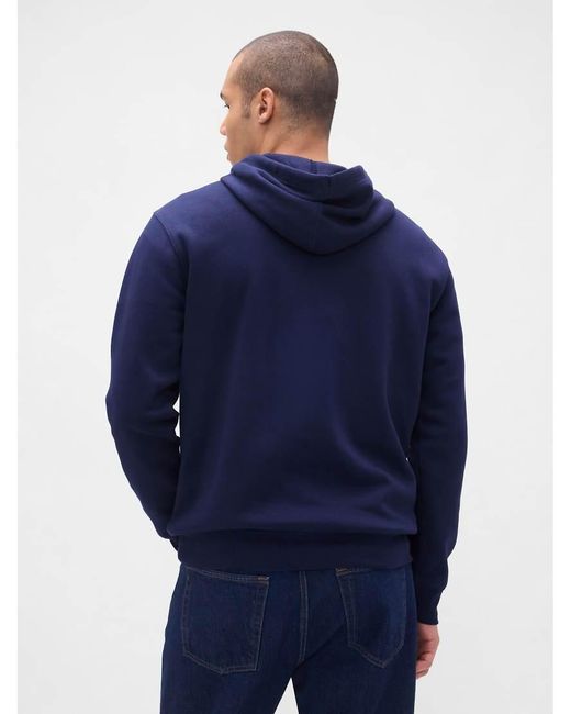 Gap Blue Chest Logo Hoodie for men